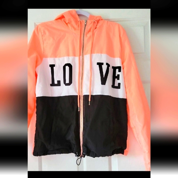 RUE 21 Windbreaker hooded jacket - Picture 1 of 5